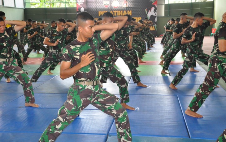 Korem 031/Wira Bima Gelar Latihan Kaderisasi Pelatih Beladiri Taktis se-Riau
