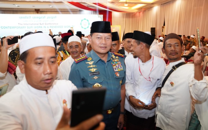 Panglima TNI saat Hadiri Muktamar Sufi Internasional