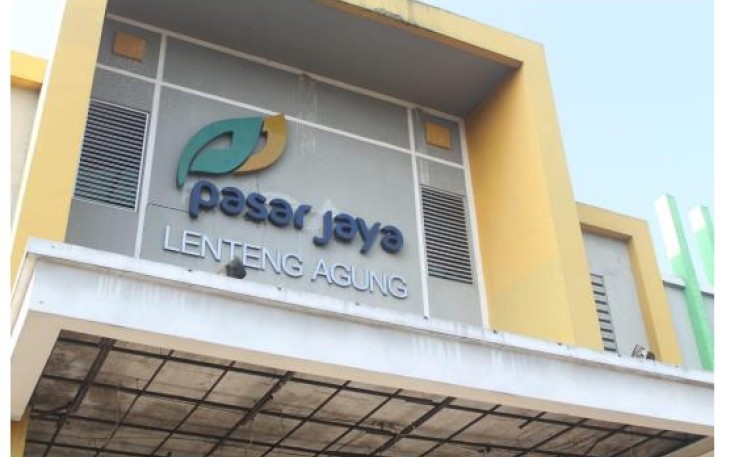 Pasar Santa Jaya (Foto : Elmo Febrian)