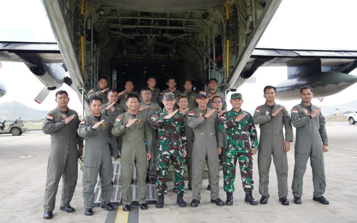 Prajurit TNI Latihan Militer Multinasional 10 Negara 