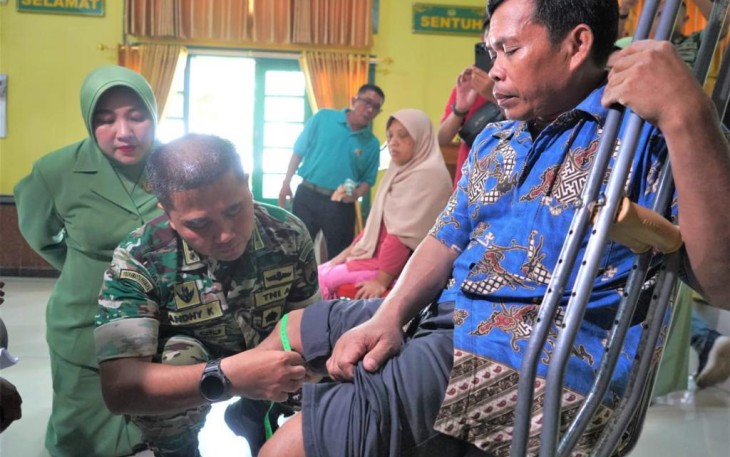 Sinergi Korem Wijayakusuma, Kick Andy Foundation dan Yayasan Smile Train Bantu Kaki Palsu, Operasi Katarak dan Bibir Sumbing