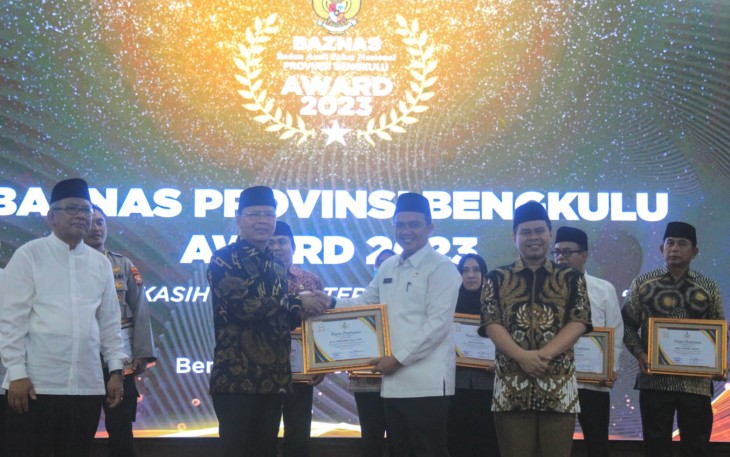 Gubernur Bengkulu Rohidin Mersyah Hadir Dalam Peringatan HUT Baznas ke-22