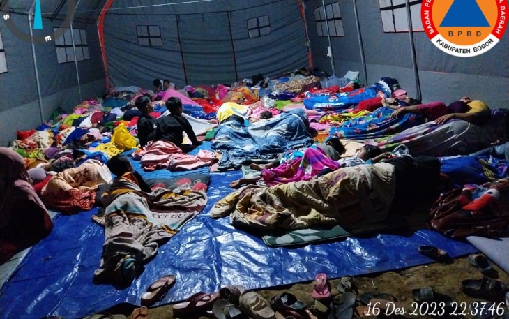 463 Warga Kabupaten Bogor Mengungsi Khawatir Gempa Susulan Masih Terjadi 