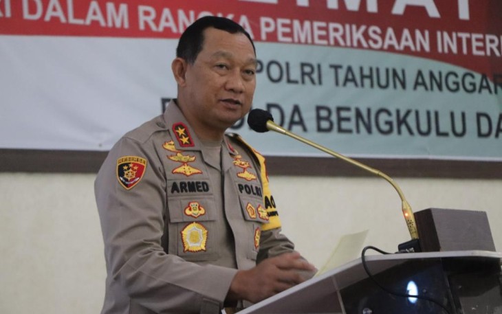 Kapolda Bengkulu Irjen Pol Drs. Armed Wijaya M.H