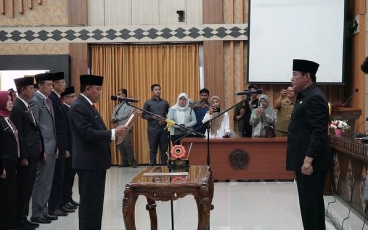 Wakil Gubernur Bengkulu Rosjonsyah Lantik 14 Pejabat Eselon II 