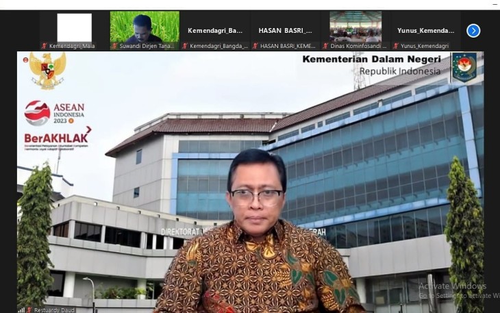 Dirjen Bina Pembangunan Daerah, Kemendagri Restuardy Daud