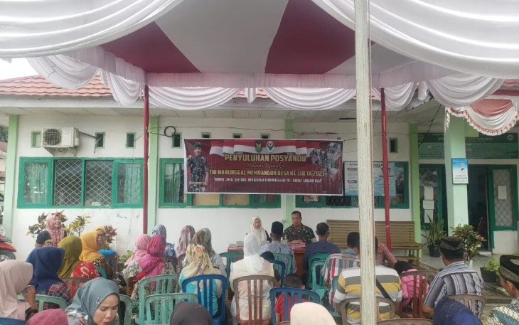 Sasaran Non Fisik TMMD 118 Penyuluhan Kesehatan dan Posyandu 