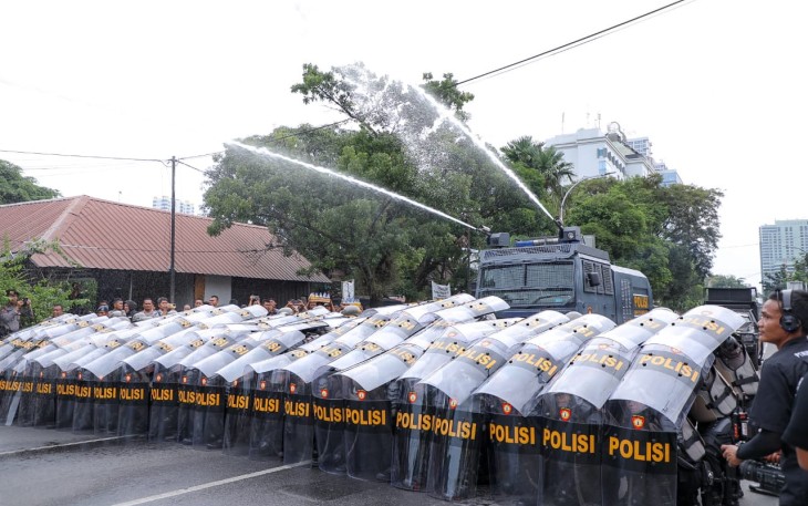 Polda Sumut Gelar Simulasi Pengamanan Kota Siap Amankan Pemilu