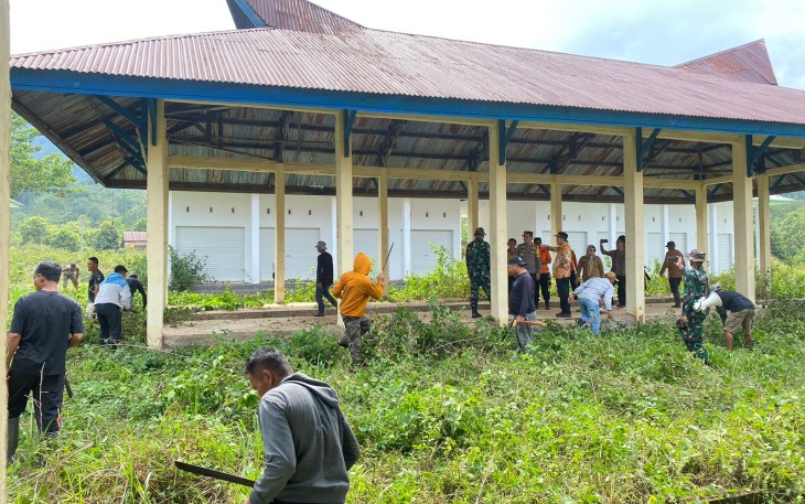 Karya Bakti Kodim 1430/Konawe Utara Wujud Kemanunggalan TNI dan Rakyat