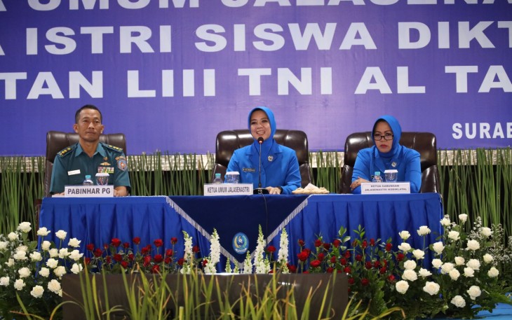 Ketua Umum Jalasenastri Ny Fera Muhammad Ali saat Memberikan Pembekalan