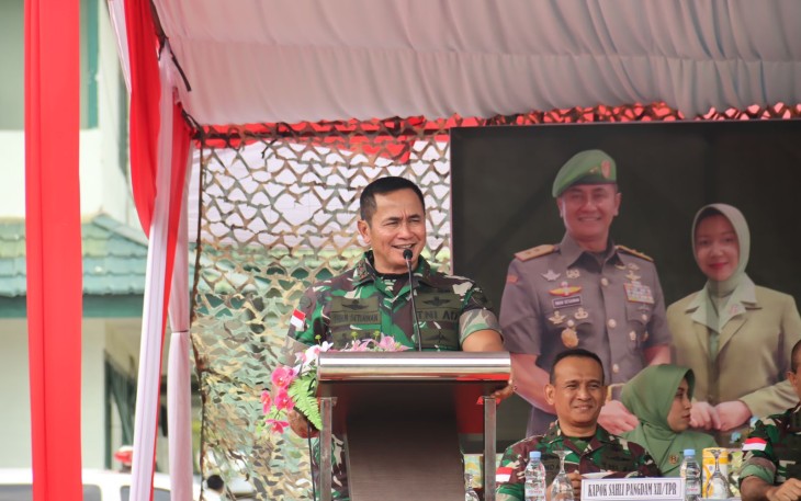 Pangdam XII/Tpr saat Beri Arahan di Kodim Singkawang