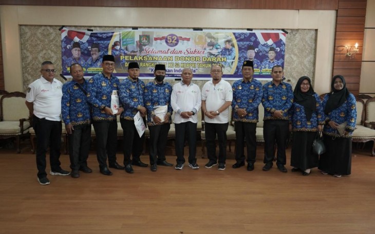 DPK Korpri Asahan Gelar Aksi Donor Darah