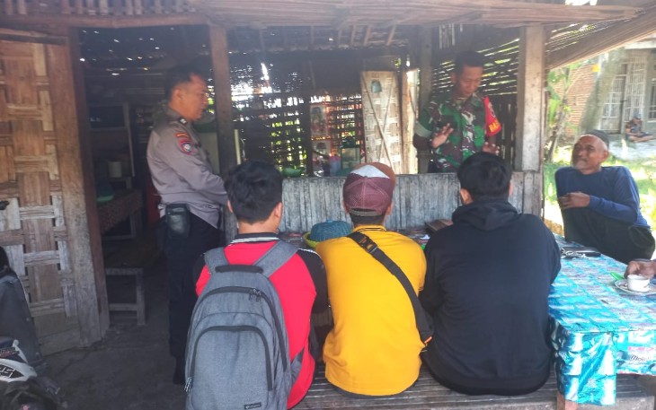 Babinsa Himbau Masyarakat Waspadai Potensi Bencana Alam