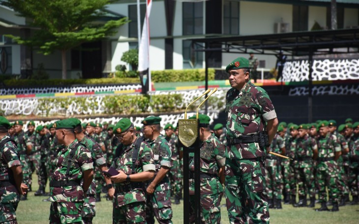 Kodam Kasuari Ikuti Apel Gelar Pasukan, Siap Mengamankan Jalannya Pemilu 2024 