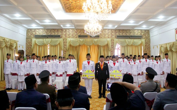 Pembubaran Paskibraka Bengkulu 