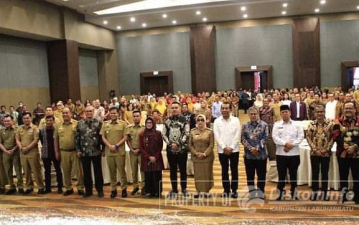 Wakil Bupati Labuhanbatu saat Hadiri Penilaian kinerja Penurunan Stanting Kabupaten/Kota se-Sumut 