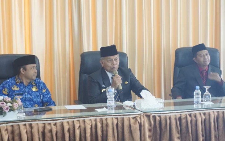 Bupati Hamsuardi dan Wabup Risnawanto Bahas Tentang Taman Makam Pahlawan di Jambak 