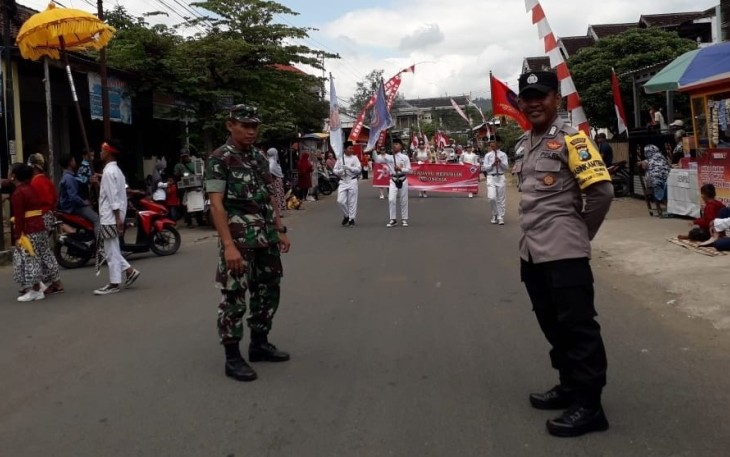 Pengamanan Pawai Budaya Trenggalek