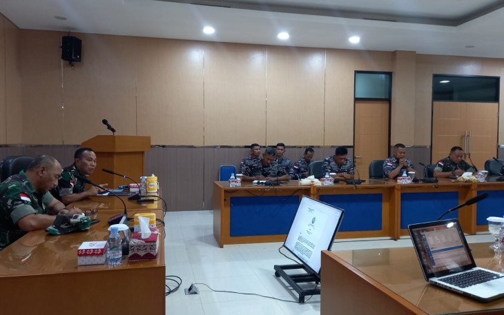 Rakor HUT Ke-78 TNI Wilayah Biak 