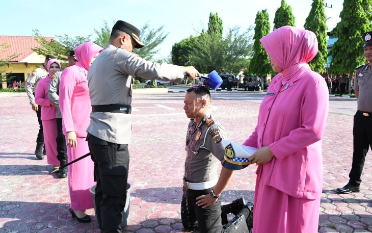 20 Personel Polres Aceh Timur Naik Pangkat