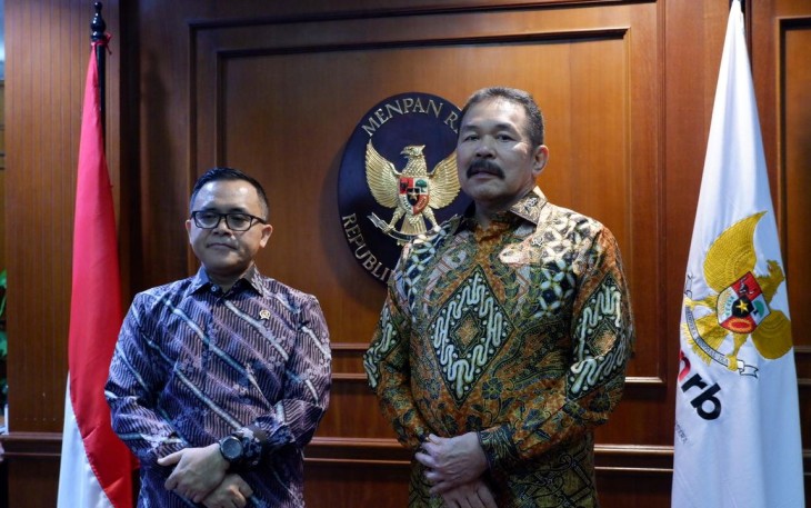 Jaksa Agung ST Burhanuddin dan Menteri PAN-RB Abdullah Azwar Anas