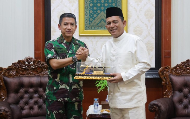  Laksma Kemas Silaturahmi Bersama Gubernur Ansar