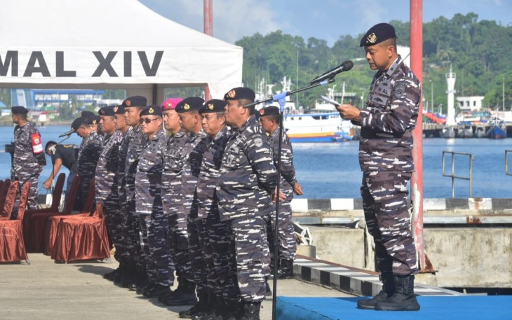 Koarmada III Berangkatkan Satgas Untuk Sukseskan Hari Nusantara Tahun 2023
