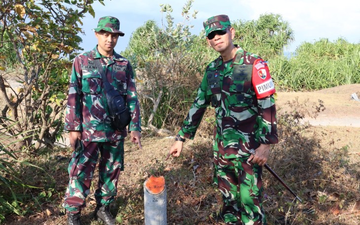 Operasi Patok Dalam Rangka Pengamanan Aset TNI AU di Cikelet Garut