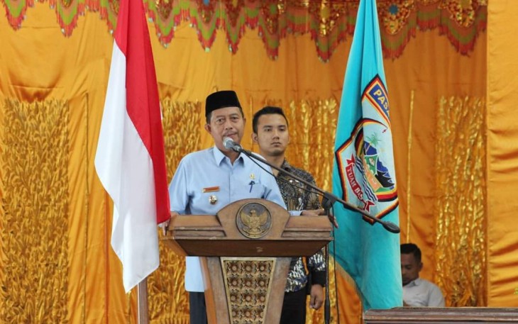 Wakil Bupati Risnawanto, Kamis (9/11) di Aula Kantor Bupati.