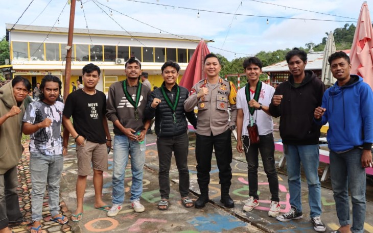 Peserta Kongres HMI Apresiasi Pengamanan Jalur Jalan yang Dilakukan Polres Ketapang