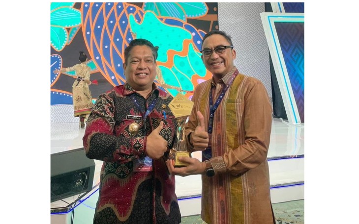 Kota Tebing Tinggi Kembali Terima Penghargaan TP2DD Kota Terbaik I Wilayah Sumatera dari Menko Perekonomian 