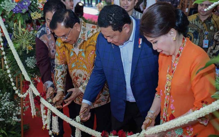 Kepala BNN RI, Komjen Pol. Prof. Dr. Petrus Reinhard Golose saat Resmikan Gedung IPWL dengan disaksikan sejumlah pejabat di lingkungan BNN dan para Kepala BNN pada masanya, Selasa (12/9).