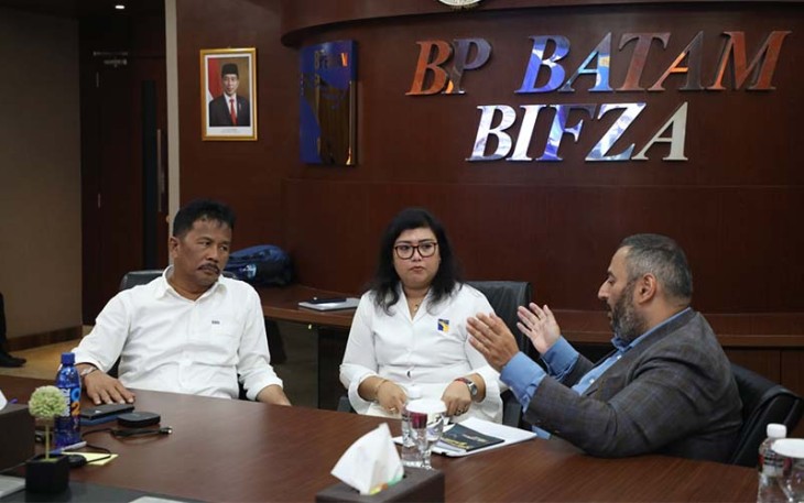 Kepala BP Batam Muhammad Rudi saat Terima Kunjungan Calon Investor Turki Mr. Erkam Yildrim pada hari Selasa (21/3/2023) bertempat di Marketing Center BP Batam.