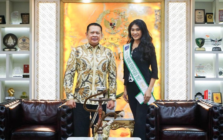 Bamsoet saat menerima Wenda Yunita Tarigan, di Jakarta, Rabu (11/10/23).