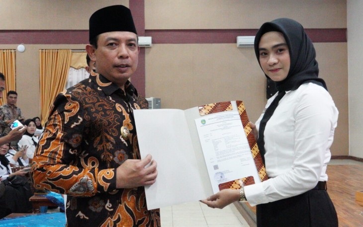 Sebanyak 264 PPPK Nakes Terima SK Wali Kota Bengkulu 