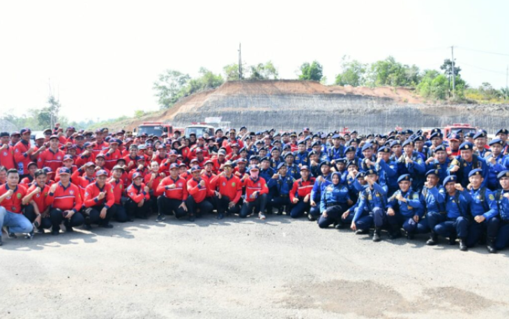 Pengukuhan Relawan Pemadam Kebakaran Kota Bengkulu