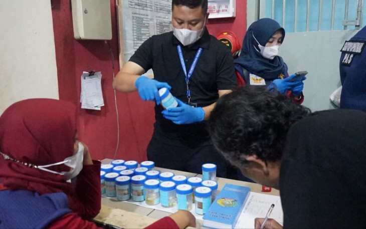 Tes Urine Napi Lapas Cilegon