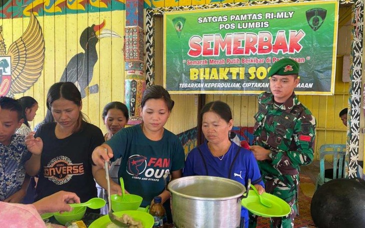 Pelatihan makanan olahan satgas perbatasan 