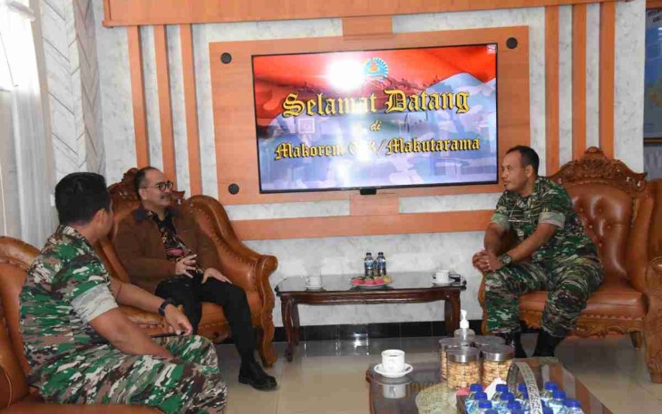 Kunjungan Dewan Puspolkam di Korem 073/Mkt