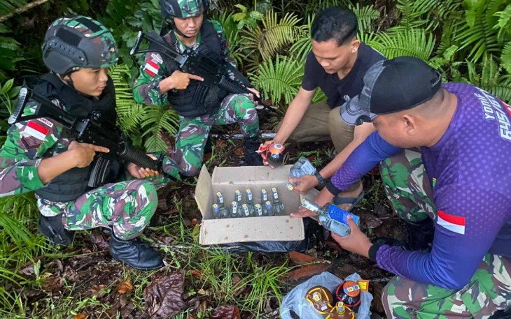Miras ilegal di jalan tikus perbatasan 