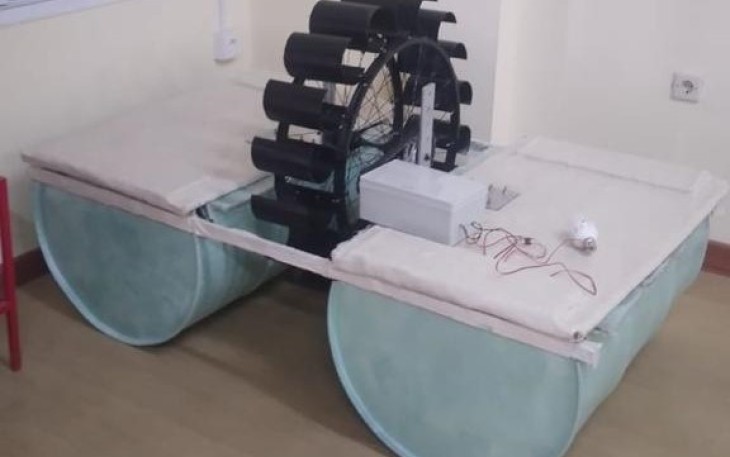 Purwarupa pembangkit listrik tenaga pikohidro Hypercube.