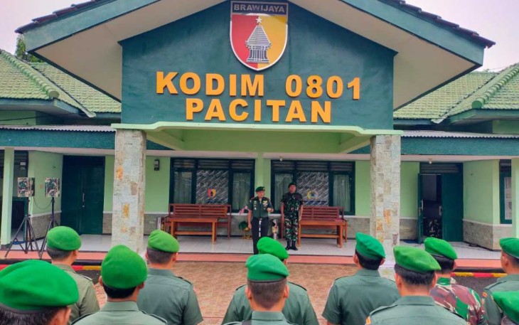 Apel Prajurit Kodim Pacitan 