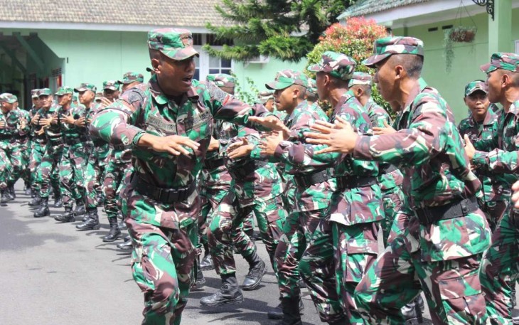 Tamtama Remaja saat menimba ilmu di Menarmed 2 Kostrad 