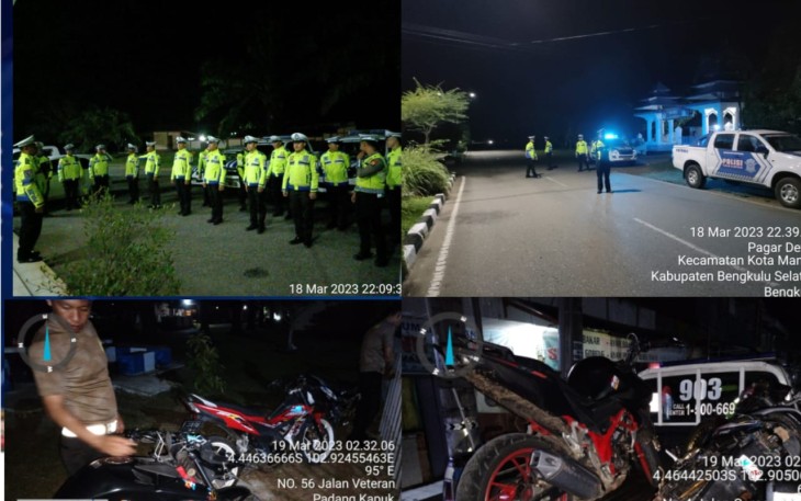 Polres Bengkulu Selatan Saat Menggelar KRYD