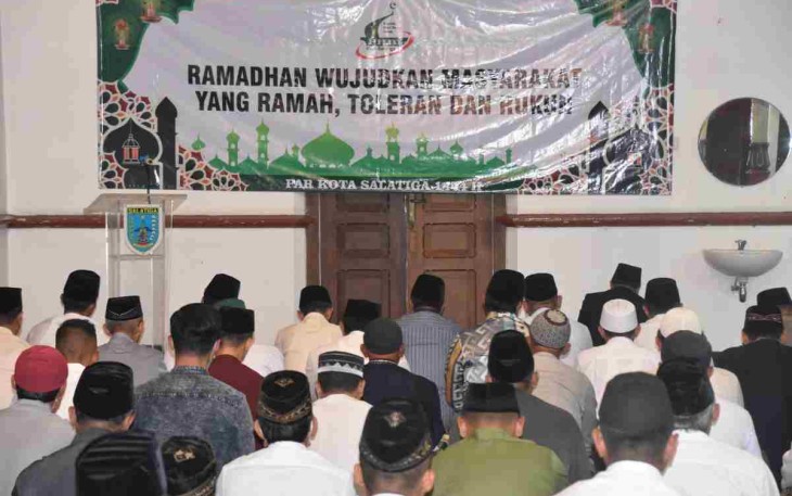  Sholat Tarawih Bersama Forkopimda Kota Salatiga