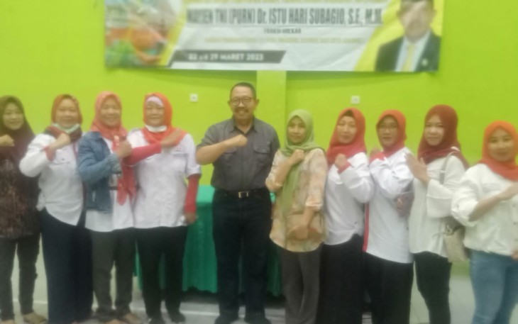 Istu saat serap aspirasi di Desa Mangundikaran, Kabupaten Nganjuk, Senin 27 Maret 2023.