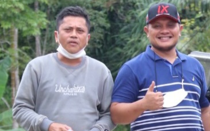 Ketua DPRD Tapsel, Abdul Basith Dalimunthe (Pakai Topi) dan Zia Ul Haq
