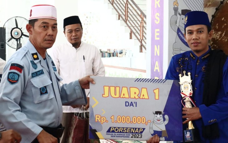 Warga Binaan Lapas Cilegon Sabet Juara Pertama