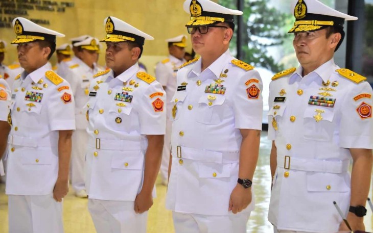 Kenaikan pangkat pejabat utama TNI AL
