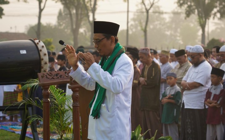 Sholat Ied keluarga besar Korem 071/Wijayakusuma 